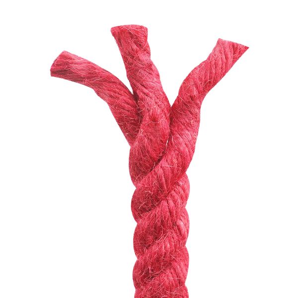 Въже от юта Червено 100% Тоса юта