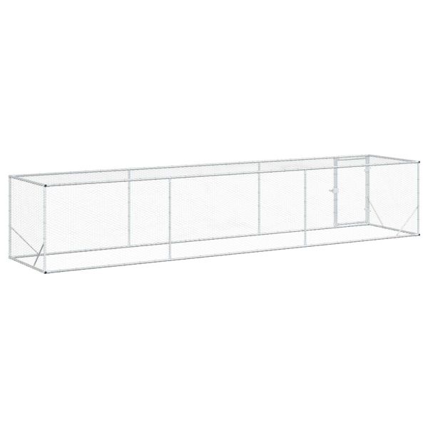 Птича птица Сребристо 500 x 100 x 100 cm Поцинкована стомана