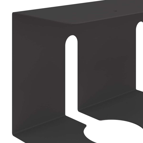Т Tray за управление на кабелите под бюрото 2 бр. Черно