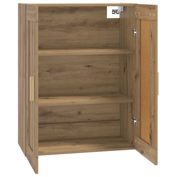 Стенен шкаф Монтиране на стена Дъб артизан 69,5 x 34 x 90 см