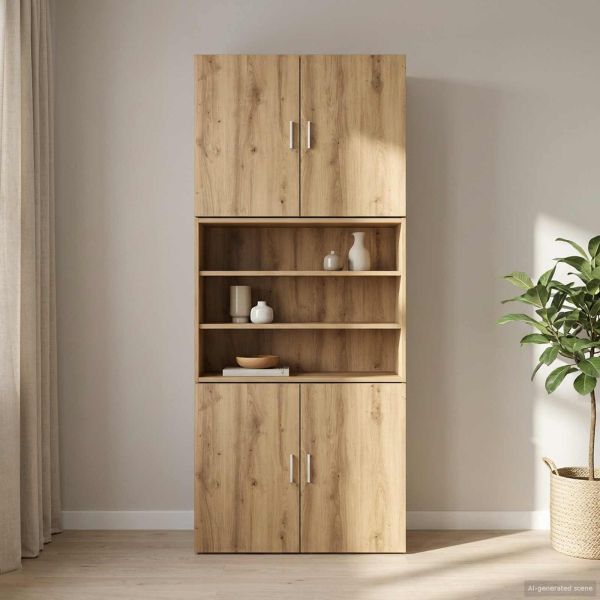 Стенен шкаф Дъб артизан 80 x 42,5 x 64 см Инженерна дървесина