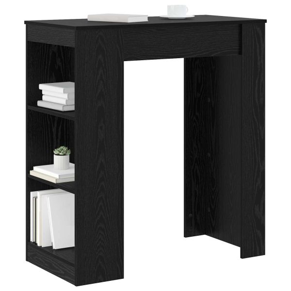 Бар маса 95 x 47 x 103,5 см Инженерна дървесина Черен дъб