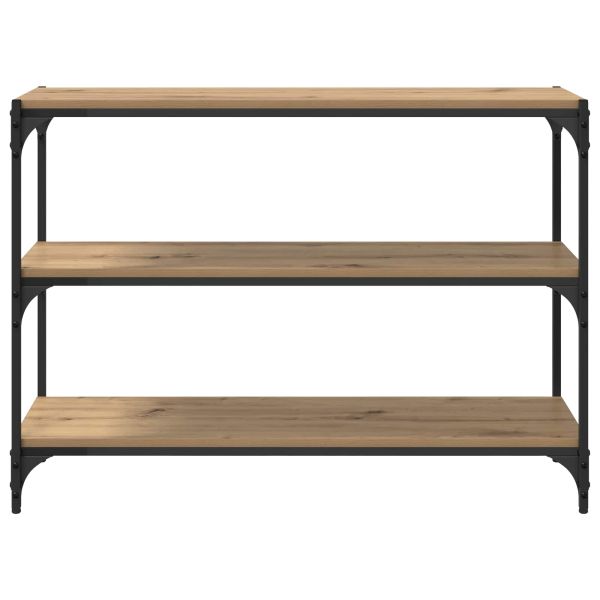 Шкаф за книги 3 нива 100 x 33 x 70,5 см дъб артизан