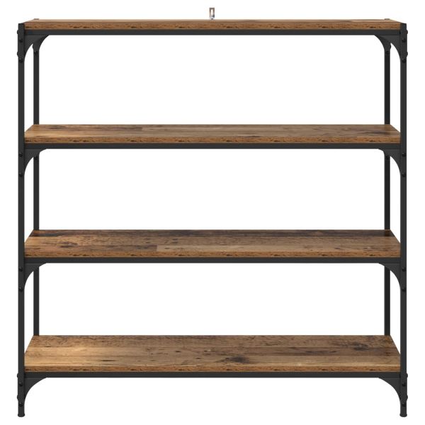 Шкаф за книги Старо дърво 100 x 33 x 100 см
