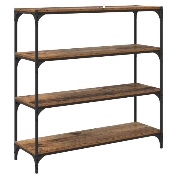Шкаф за книги Старо дърво 100 x 33 x 100 см