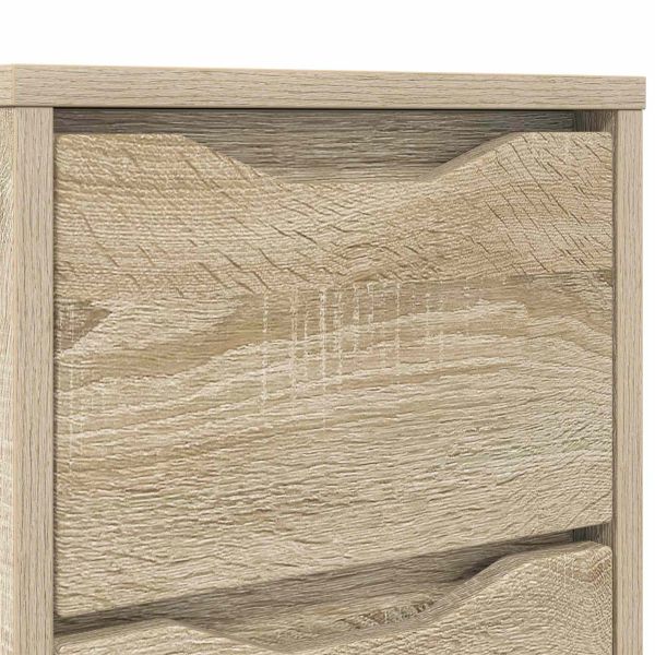 Нощно шкафче Сонома дъб 30,5 x 30 x 43 см Инженерно дърво