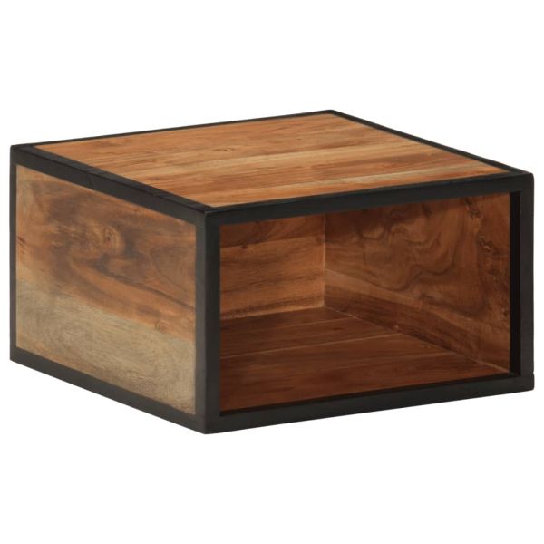 Стенно нощно шкафче 35x35x20 см масивна акация