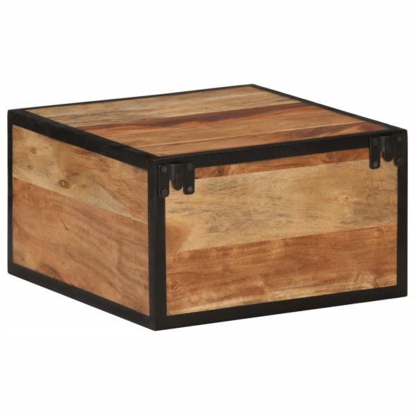 Стенно нощно шкафче 35x35x20 см масивна акация