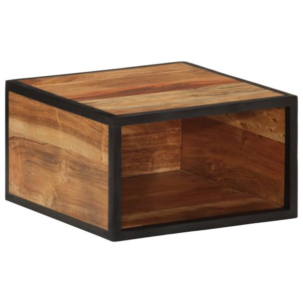 Стенно нощно шкафче 35x35x20 см масивна акация