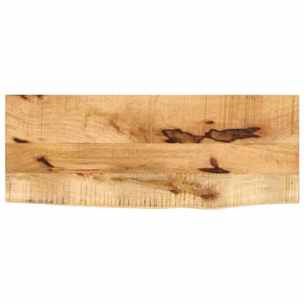Плот за маса, 90x30x2,5 см, жив ръб, грубо мангово дърво масив