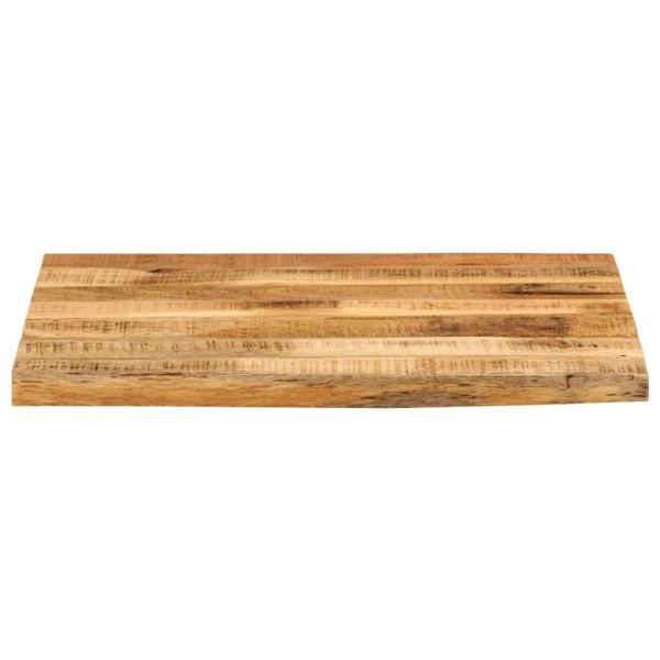 Плот на маса 80x80x3,8 cm Жив ръб Масивна дървесина Грубо манго