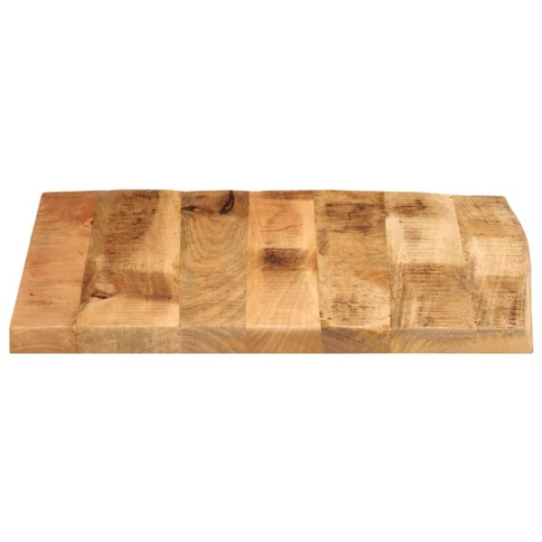 Плот на маса 80x80x3,8 cm Жив ръб Масивна дървесина Грубо манго