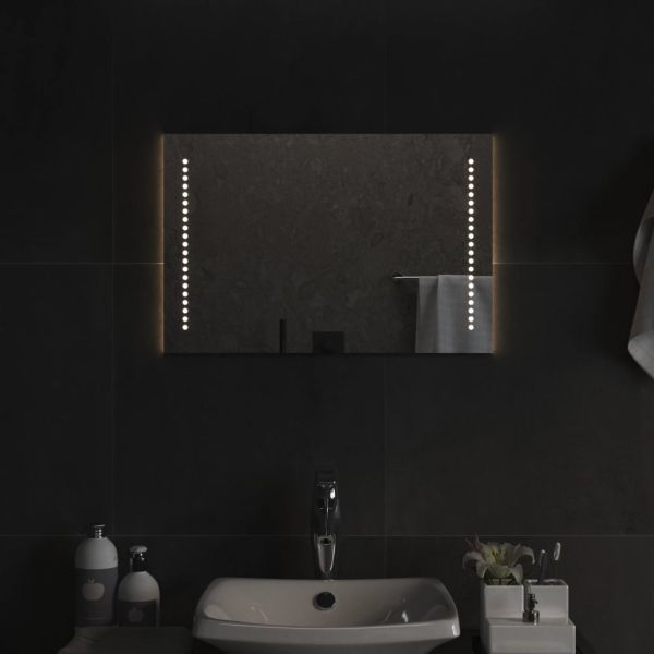 LED огледало за баня, 40x60 см