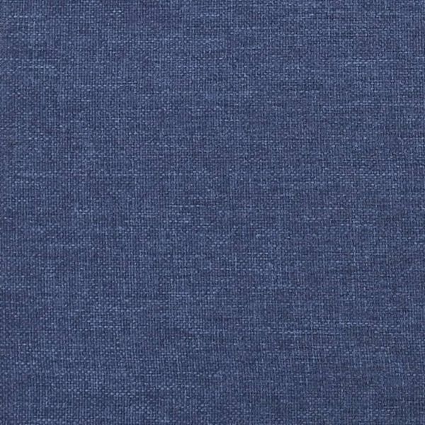 Горна табла за легло, синя, 163x23x78/88 см, плат