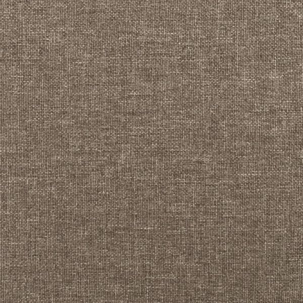 Горна табла за легло с уши, таупе, 83x23x78/88 см, плат