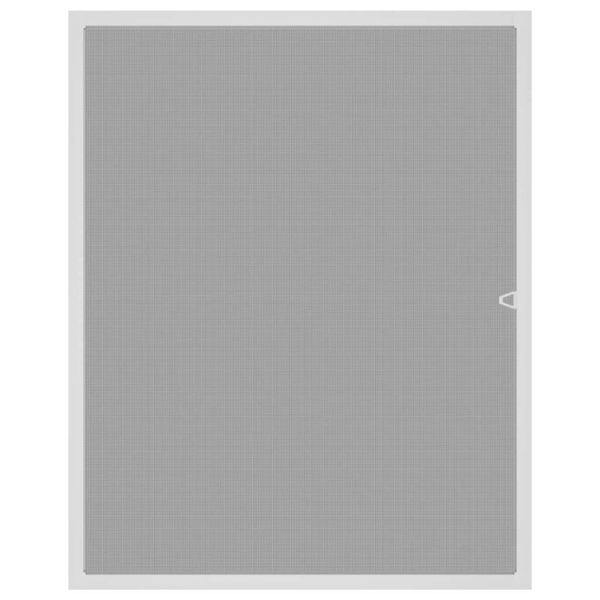 Мрежа против насекоми за прозорци, бяла, 80x100 см
