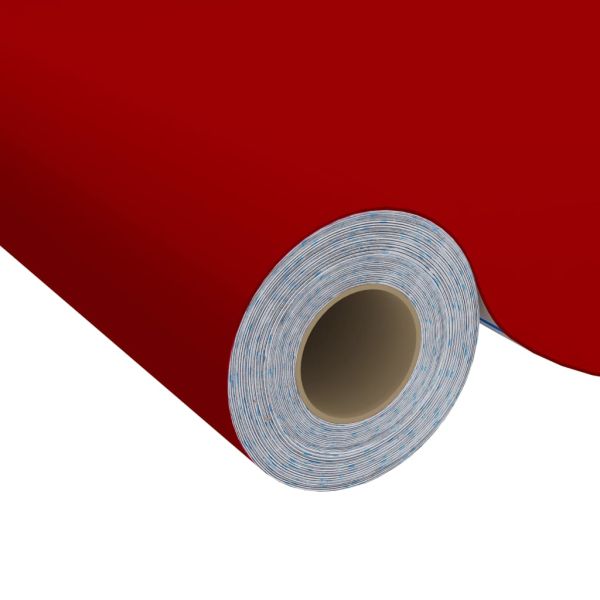Самозалепващо фолио за мебели, червено, 500х90 см, PVC