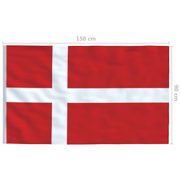 Флаг на Дания, 90x150 см