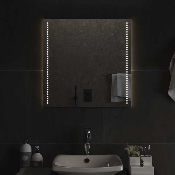 LED огледало за баня, 60x60 см