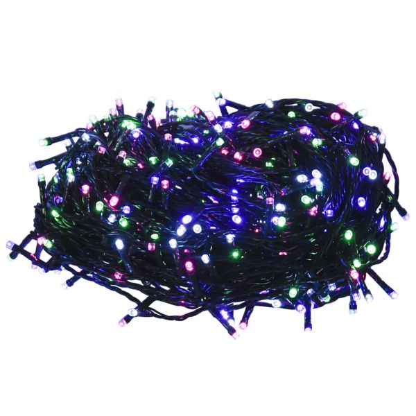 LED стринг с 300 LED пастелен многоцветен 30 м PVC