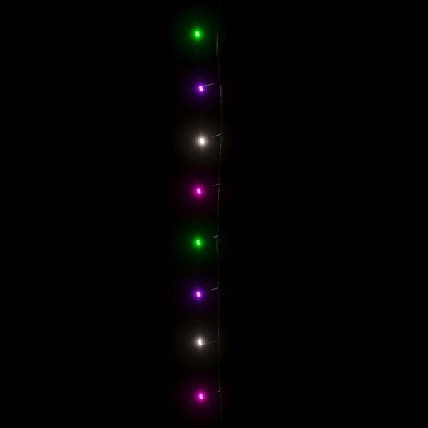 LED стринг с 300 LED пастелен многоцветен 30 м PVC
