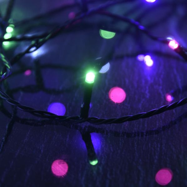 LED стринг с 300 LED пастелен многоцветен 30 м PVC