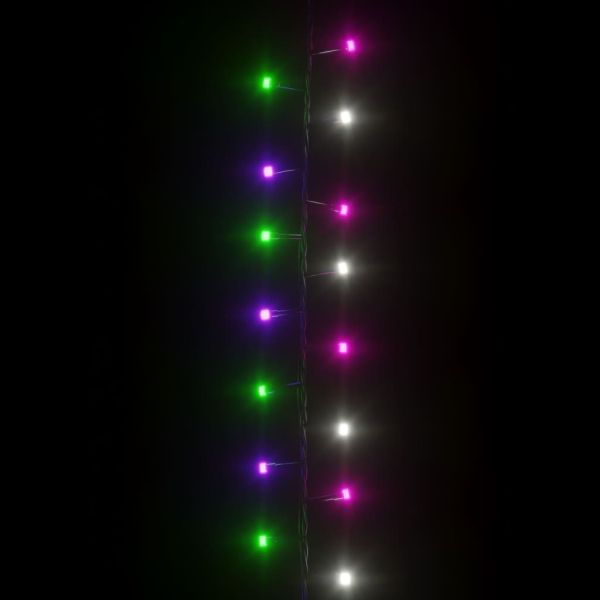 Компактен LED стринг с 400 LED пастелен многоцветен 13 м PVC