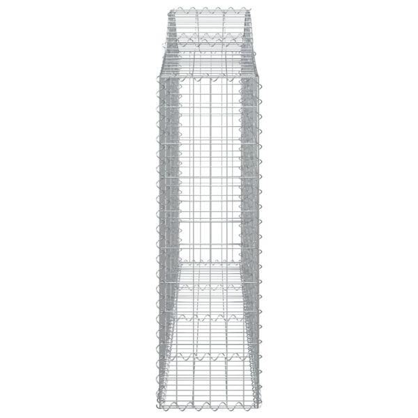 Дъговидна габионна кошница 200x30x100/120 см поцинковано желязо