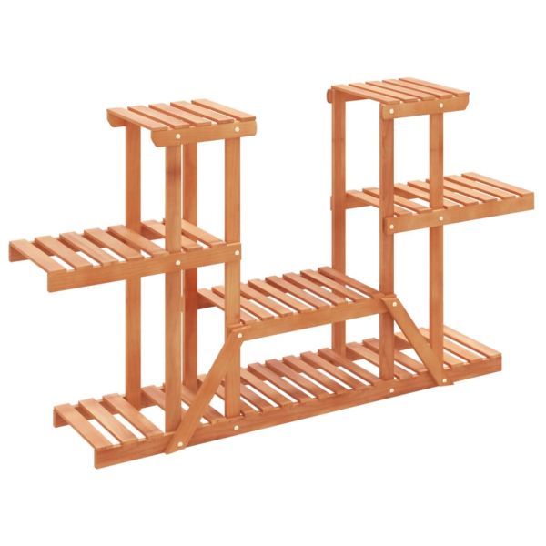Поставка за цветя, 110x25x73 см, масивна ела