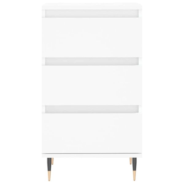 Бюфет бял 40x35x70 см инженерно дърво