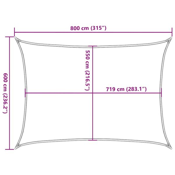 Платно-сенник, 160 г/м², червено, 6x8 м, HDPE