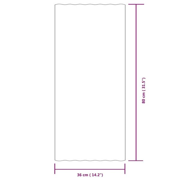 Панели покрив 12 бр поцинкована стомана антрацит 80x36 см