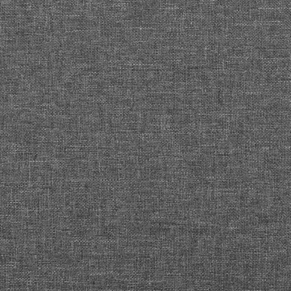 Горна табла за легло с уши, тъмносива, 83x23x78/88 см, плат