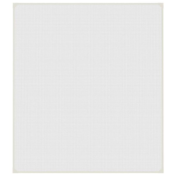 Магнитна мрежа против насекоми за прозорци, бяла, 130x150 см