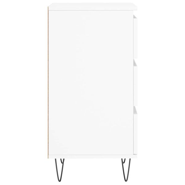 Бюфет бял 40x35x70 см инженерно дърво