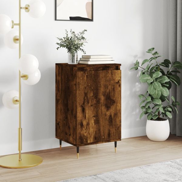 Бюфет опушен дъб 40x35x70 см инженерно дърво
