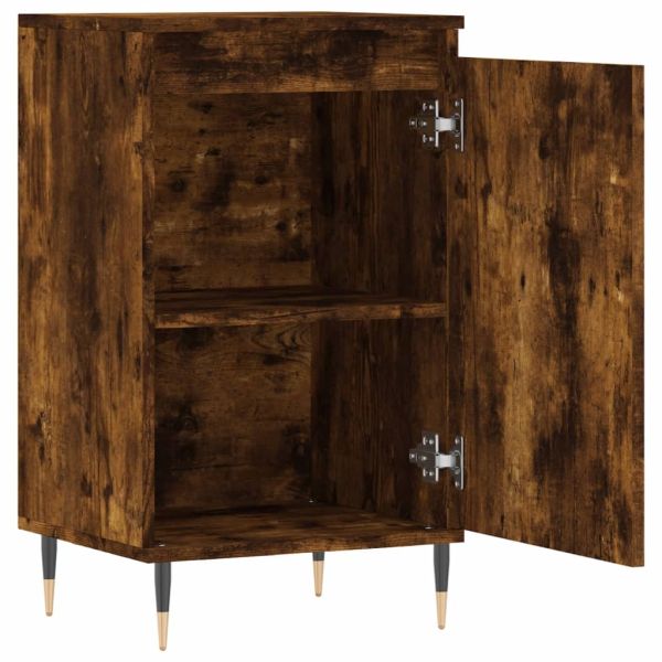 Бюфет опушен дъб 40x35x70 см инженерно дърво