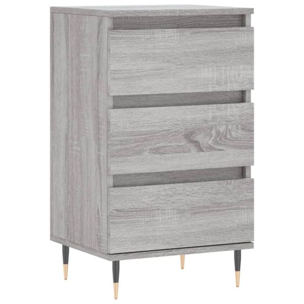 Бюфет сив сонома 40x35x70 см инженерно дърво