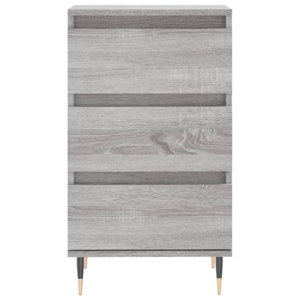 Бюфет сив сонома 40x35x70 см инженерно дърво