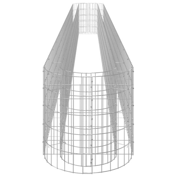 Габион повдигната леха, поцинковано желязо, 540x50x50 cм