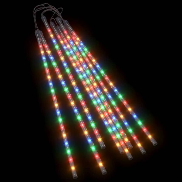 Светещи метеори 8 бр 50 см цветни 288 LED закрито/открито