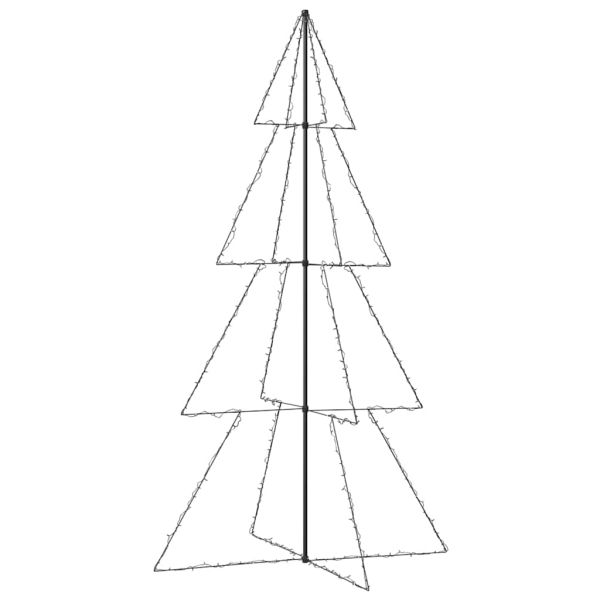 Коледна елха конус, 360 LED, за закрито и открито, 143x250 см