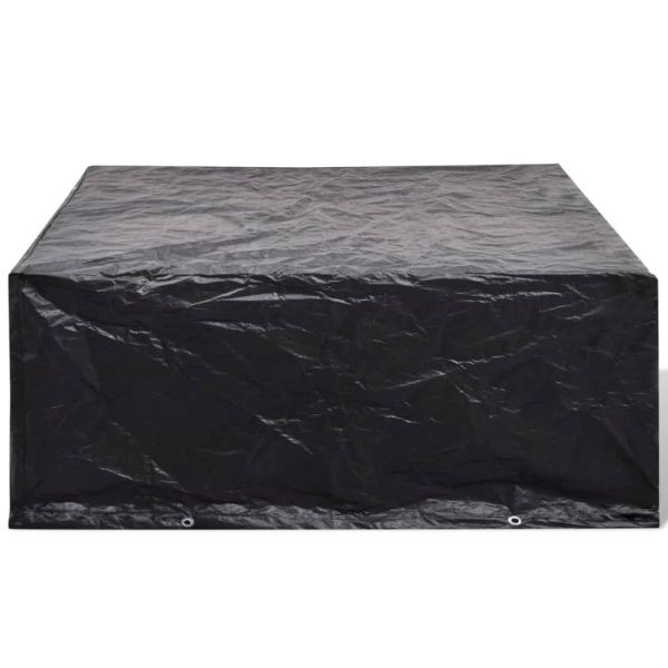 Покривала за градински мебели 2 бр 10 капси 260x260x90 см