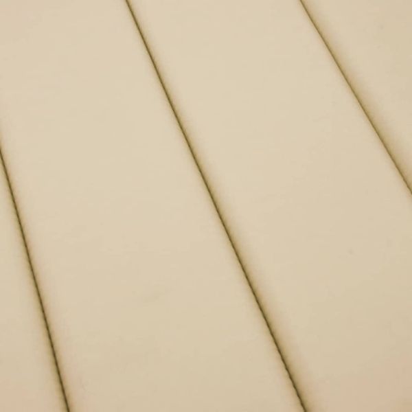 Шалте за шезлонг, бежово, 180x60x4 см, Оксфорд плат