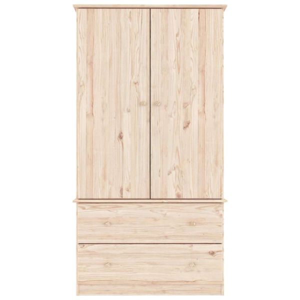 Гардероб ALTA, 90x55x170 см, бор масив