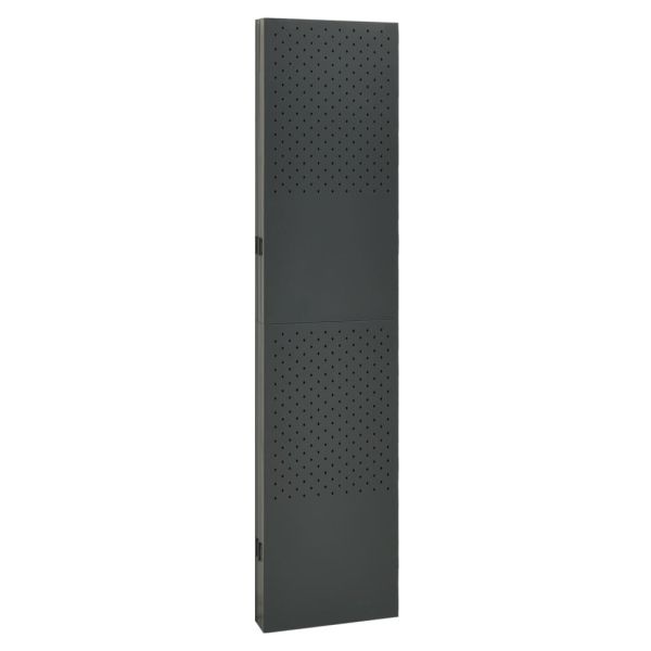 5-панелни паравани за стая, 2 бр, антрацит, 200x180 см, стомана