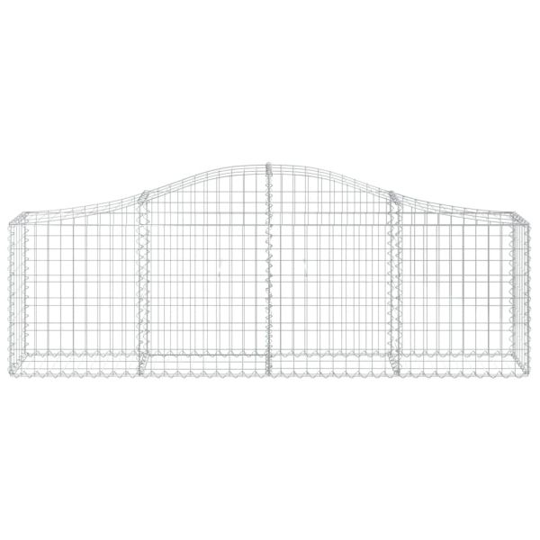 Габионни кошници арка 4 бр 200x30x60/80 см поцинковано желязо