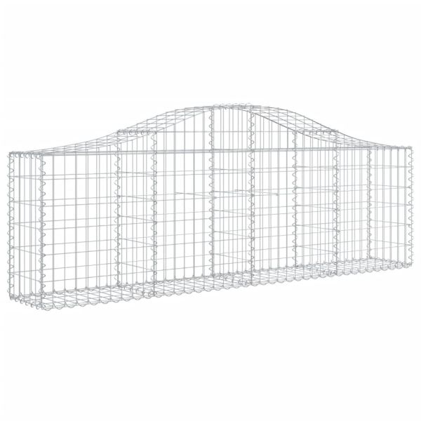 Габионни кошници арка 6 бр 200x30x60/80 см поцинковано желязо
