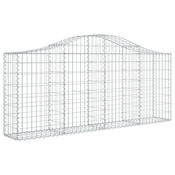 Габионни кошници арка 14 бр 200x30x80/100 см поцинковано желязо