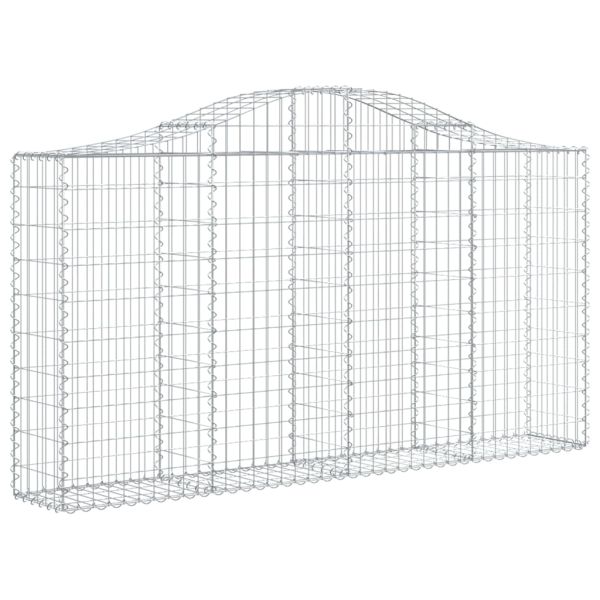 Габионни кошници арка 7 бр 200x30x100/120 см поцинковано желязо